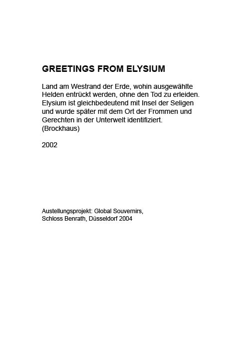 Greetings from Elsium